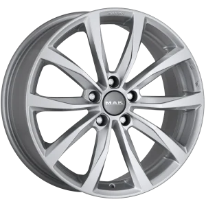 Mak Wheels – WOLF – Silver – 16″x6.5″ 32mm – All weather Wheels – F6560WFSI32F